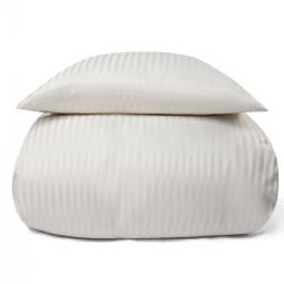 Stribet sengetøj - Creme farvet sengesæt - IN Style sengelinned i mikrofiber 